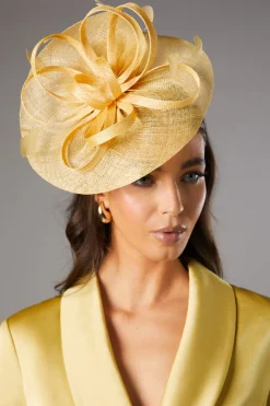 Bibi Disque Relevé Avec Boucle Et Plume