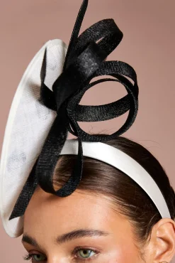 Coast Bibi Fascinator Lisa Tan À Pois Imprimés Avec Disque Et Boucle< Chapeaux