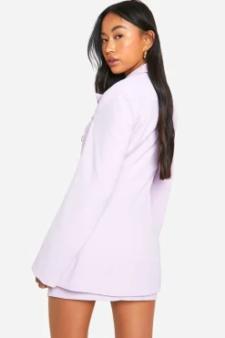 boohoo Blazer ajusté avec détail noué à l'avant<Femme Blazers|Vestes & Manteaux