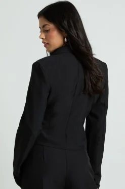 boohoo Blazer Ajusté Avec Lien Latéral<Femme Tailleurs|Blazers