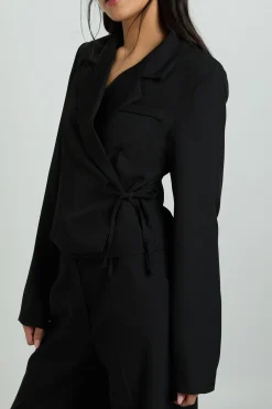 boohoo Blazer Ajusté Avec Lien Latéral<Femme Tailleurs|Blazers