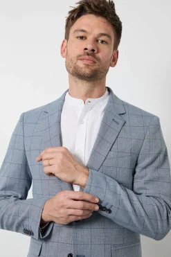 Burton Blazer Ajusté À Carreaux<Homme Costumes Et Tenues Formelles