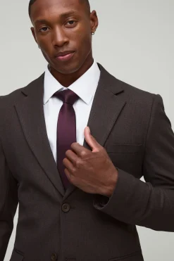 boohooMAN Blazer ajusté à carreaux Prince Of Wales<Homme Costumes Et Tenues Formelles