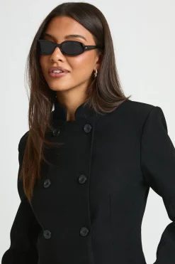 Blazer Ajusté De Style Militaire