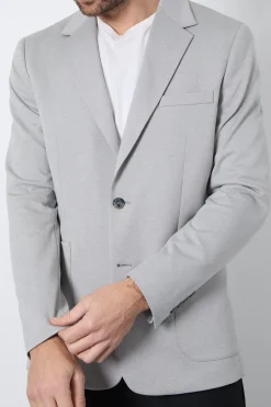 Burton Blazer Ajusté En Jersey Avec Poches Plaquées<Homme Costumes Et Tenues Formelles