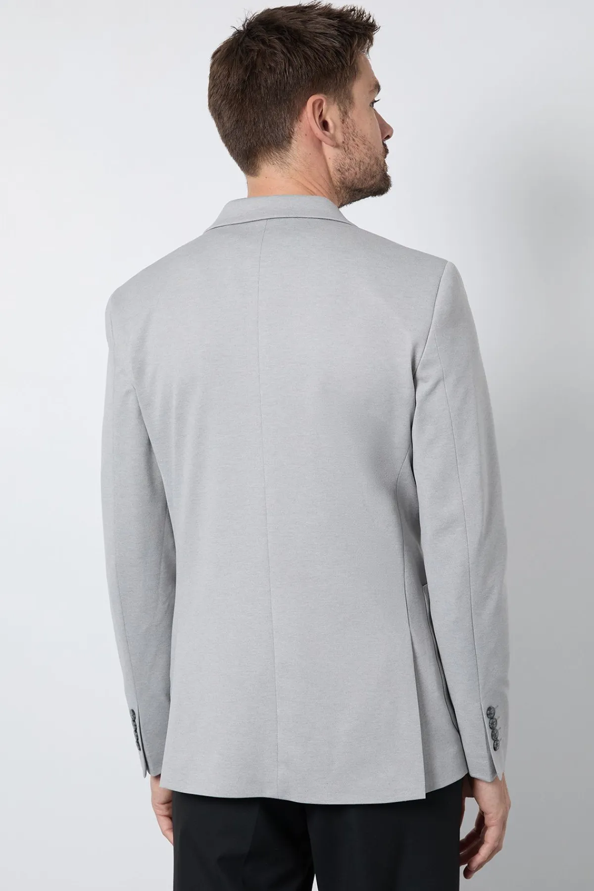 Burton Blazer Ajusté En Jersey Avec Poches Plaquées<Homme Costumes Et Tenues Formelles