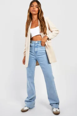 boohoo Blazer ajusté à manches froncées<Femme Tailleurs|Blazers