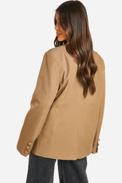 Blazer ajusté à simple boutonnage, coupe décontractée