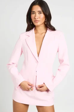 boohoo Blazer Ajusté À Un Bouton<Femme Blazers|Vestes & Manteaux