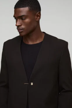 Blazer ample à coupe carrée