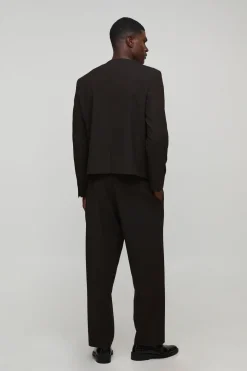 Blazer ample à coupe carrée