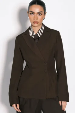 Blazer Asymétrique Croisé