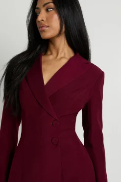 Blazer asymétrique enveloppant