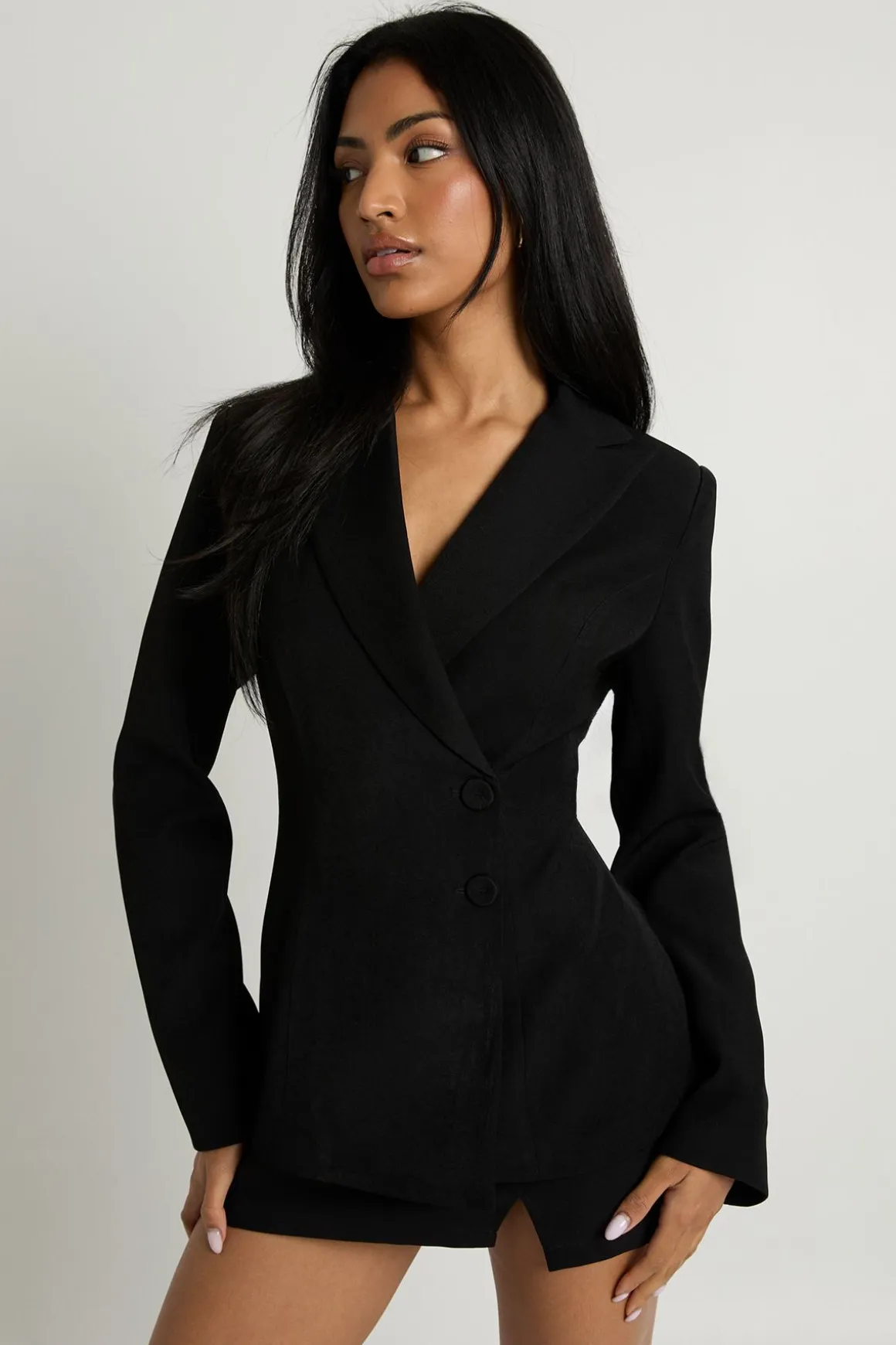 Blazer asymétrique Wrap