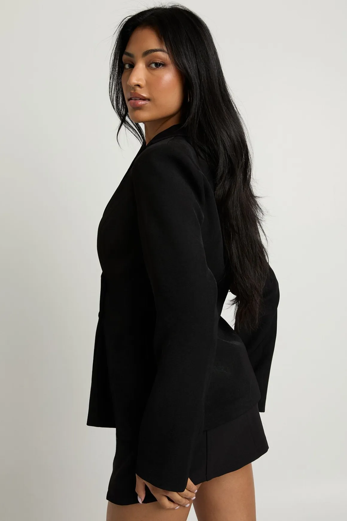 Blazer asymétrique Wrap