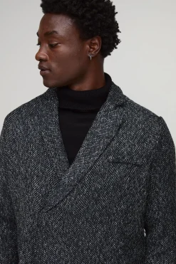 boohooMAN Blazer Boxy Bouclé Surdimensionné<Homme Costumes Et Tenues Formelles