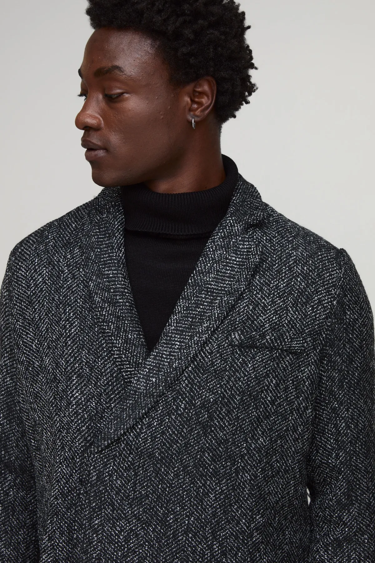 boohooMAN Blazer Boxy Bouclé Surdimensionné<Homme Costumes Et Tenues Formelles