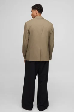 Blazer boxy à coupe décontractée