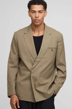 Blazer boxy à coupe décontractée