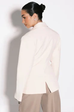 Blazer Boxy À Double Boutonnage