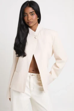 Blazer Cache-cœur À Fermeture Haute