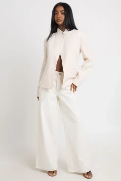 Blazer Cache-cœur À Fermeture Haute
