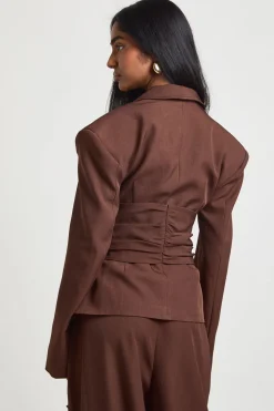 Blazer à Ceinture Obi
