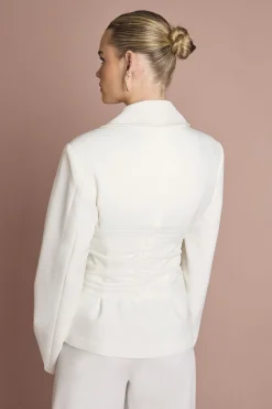 boohoo Blazer Ceinture Obi à la Taille<Femme Tailleurs|Blazers