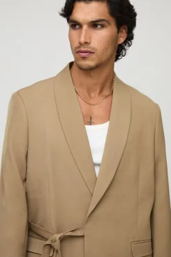 Blazer châle oversize