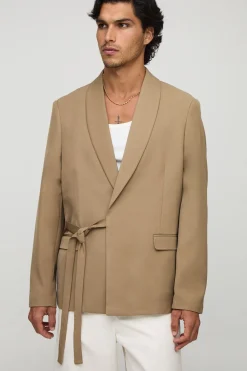 Blazer châle oversize