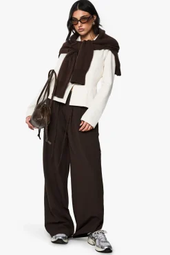 Blazer Cintré Ajusté à Détails Boutons