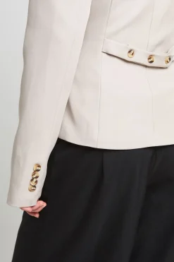 boohoo Blazer Cintré Avec Agrafes Ajustables Au Dos<Femme Tailleurs|Blazers