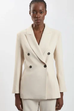 Blazer Cintré À Double Boutonnage