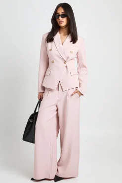 Blazer Cintré À Double Boutonnage