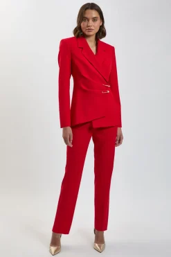 KarenMillen Blazer Cintré Simple Boutonnage À Détail Ornement<Femme Tailleurs|Blazers
