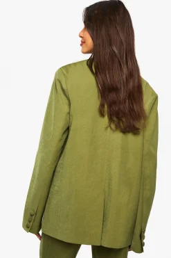 boohoo Blazer cintré à simple boutonnage, coupe décontractée<Femme Tailleurs|Blazers