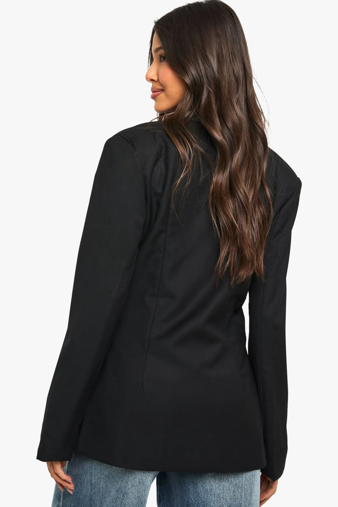 Blazer cintré sur mesure en tissu tissé