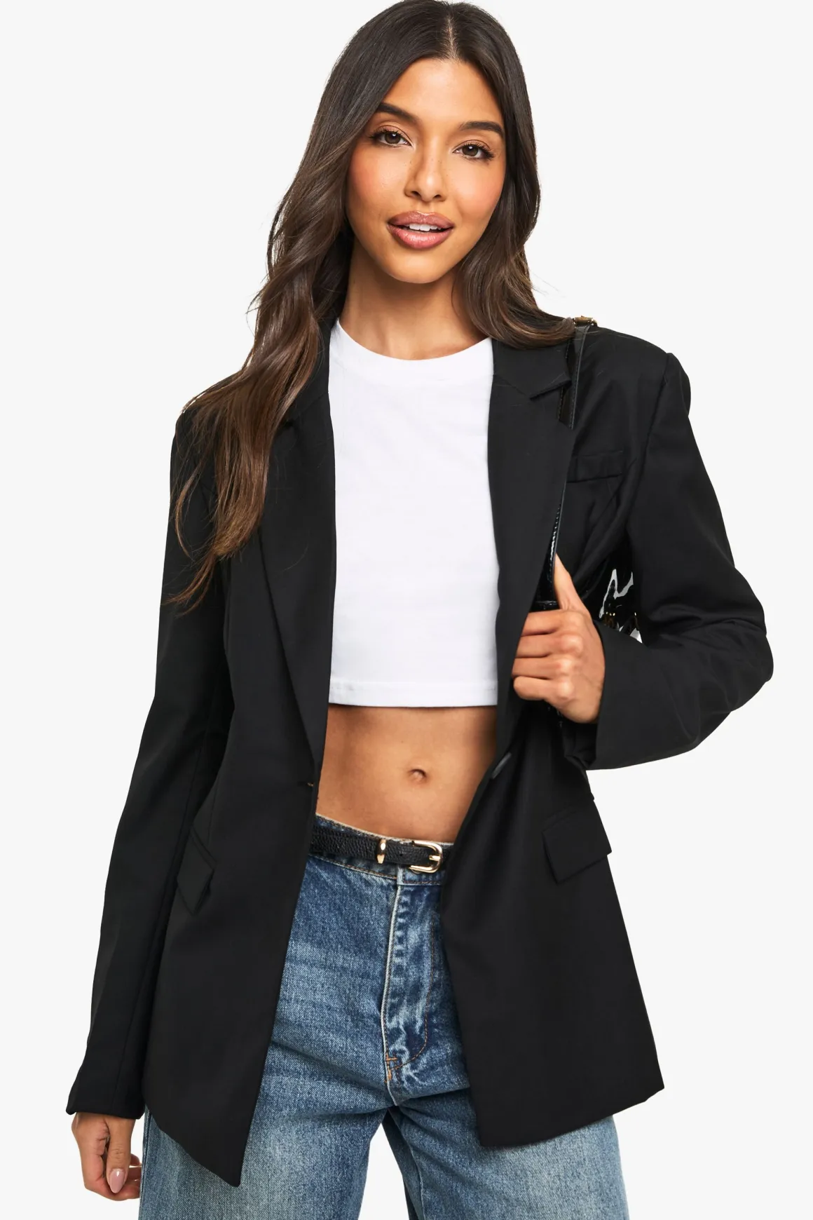 Blazer cintré sur mesure en tissu tissé