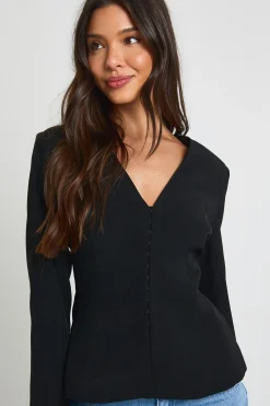 Blazer Cintré À Taille Ajustée
