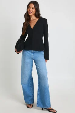 Blazer Cintré À Taille Ajustée