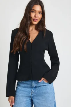 Blazer Cintré À Taille Ajustée