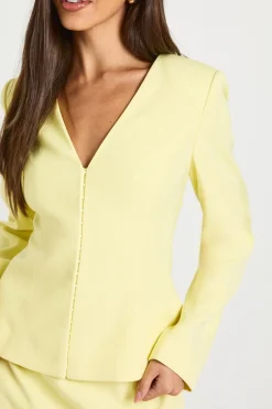 Blazer Cintré À Taille Marquée