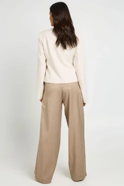 Blazer Col Arrondi Avec Boutons Contrastants