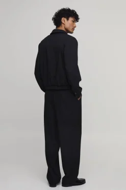 boohooMAN Blazer Court Ajusté À Ourlet Élastiqué Ensemble Coordonné<Homme Costumes Et Tenues Formelles