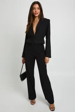 boohoo Blazer Court À Nouer Dans Le Dos<Femme Blazers|Vestes & Manteaux