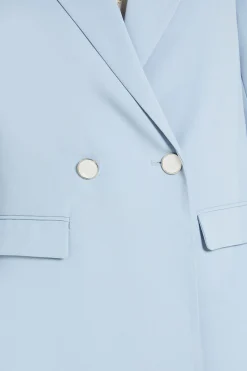 Blazer Croisé Avec Boutons En Corne