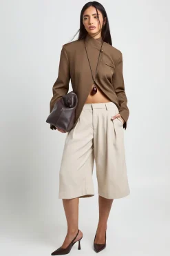 boohoo Blazer Croisé À Col Montant<Femme Tailleurs|Blazers