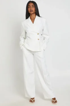 Blazer Croisé À Double Boutonnage