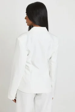 Blazer Croisé À Double Boutonnage