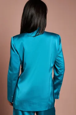 Coast Blazer Croisé en Satin Petite Taille<Femme Tailleurs|Satin Et Dentelle